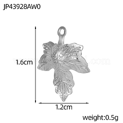 Pendentifs en acier inoxydable 304&nbsp;STAS-OY009-11P