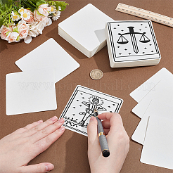 Cartes de vœux vierges en papier carré&nbsp;DIY-NB0015-57C