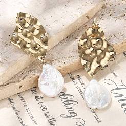 Серьги-гвоздики из нержавеющей стали 304&nbsp;EJEW-F354-02G