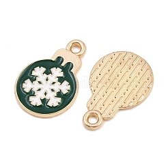 Новогодняя тема сплава эмали подвески FIND-I065-02J-KCG02