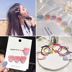 60шт 6 цвета смолы кабошоны аксессуары&nbsp;RESI-YS0001-06