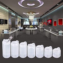 Акриловые одиночные комплекты стойки дисплея ювелирных изделий RDIS-FG0001-02