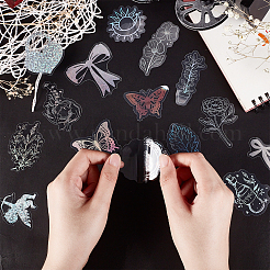 Наборы водонепроницаемых лазерных наклеек для животных&nbsp;DIY-CP0008-48