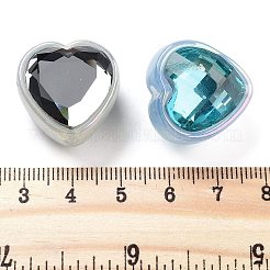 Акриловые бусины со стразами и УФ-покрытием OACR-S139-02