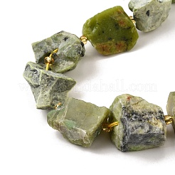 Необработанные грубые натуральные бусины серпентина G-Z087-B14