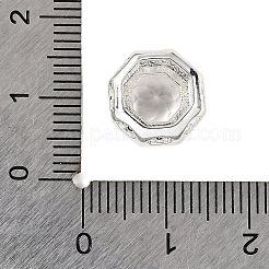 Латунные микро проложить кубического циркония бусы KK-D408-11S-01A