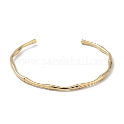 Ионное покрытие (ip) 304 нержавеющая сталь манжеты браслеты для женщин BJEW-Z078-05G