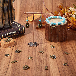 90шт 3 стиля подвески из сплава в тибетском стиле FIND-SC0011-69