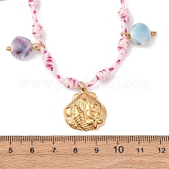 Браслеты с подвесками из нержавеющей стали 304 BJEW-D369-01G