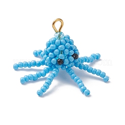 Подвески в виде осьминога из стеклянных бусин&nbsp;PALLOY-MZ01104