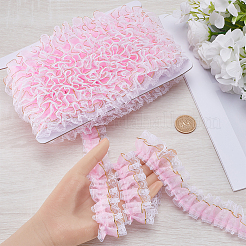 10 м полиэстеровых кружевных лент в горошек OCOR-GF0003-35B