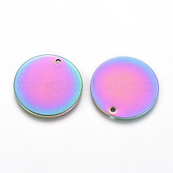 Placcatura ionica (ip) ciondoli in acciaio inossidabile 304&nbsp;X-EJEW-L238-01A-M