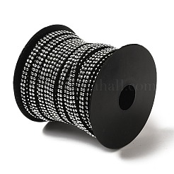 2 ряд шнур из искусственной замши с платиновым алюминием LW-D005-01P