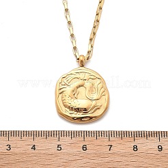 Ожерелья с подвесками в виде созвездий из нержавеющей стали 304 NJEW-K392-01G-12