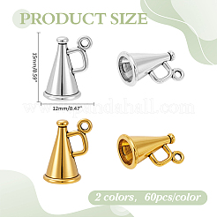 120шт 2 стиля подвески из сплава в тибетском стиле&nbsp;FIND-ME0002-54