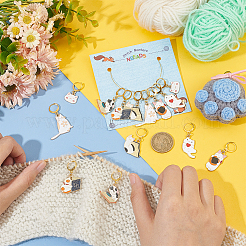 Маркеры петель подвеска кошка HJEW-AB00480