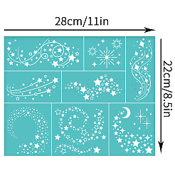 Самоклеящийся трафарет для шелкографии DIY-WH0338-305