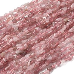 Природного розового кварца нитей бисера G-I389-A03