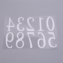 Водостойкие виниловые пластиковые наклейки DIY-WH0195-21B