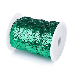 Plastikpaillette elastische Perlen&nbsp;LS-PVC-WH0003-A07