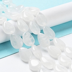 Натуральные нити кварцевых бусин в форме капли G-L242-15