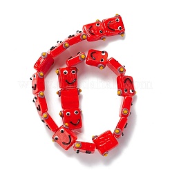 Бусы лэмпворк ручной работы LAMP-D015-07E