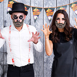 Искусственные брови и усы из ткани&nbsp;DIY-WH0591-240A