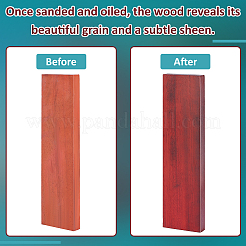 Rechteckiges Holz-Bastelzubehör&nbsp;DIY-WH0591-304B