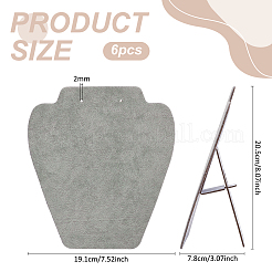 Бархатные ожерелья в форме бюста ODIS-WH0043-159C