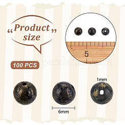 Натуральный пирит бисер G-OC0001-82