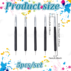 5 шт. инструменты для лепки из глины DIY-WH0723-043