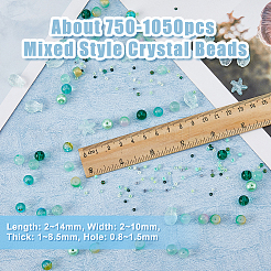 3 пакетик стеклянных бусин GLAA-DC0001-37C