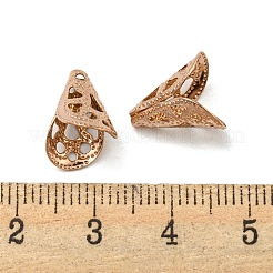 Placcatura ionica (ip) perlina conica in acciaio inossidabile 304 cava&nbsp;STAS-L273-03RG