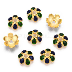 6-petalo tappi dello smalto della lega tallone&nbsp;X1-ENAM-TAC0023-01