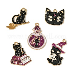 30шт 5 стиля подвески из сплава с эмалью&nbsp;FIND-CJ0002-73