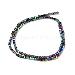 Гальванизировать немагнитных синтетический гематит бисер пряди G-I175-09I