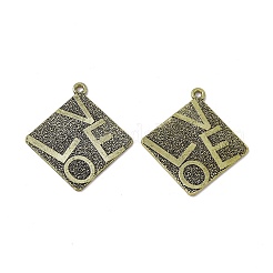 Pendente in lega stile tibetano&nbsp;LS-PALLOY-D014-18AB
