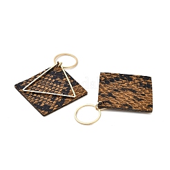 Латунь с подвесками из искусственной кожи&nbsp;FIND-Z048-08B-KCG