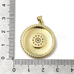 Латунные микро проложить кубического циркония подвески KK-C090-14G