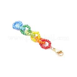 Decorazioni pendenti con catena di vetro&nbsp;X1-HJEW-TA00358