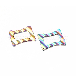Pendentifs en acier inoxydable 304 avec placage ionique (IP)&nbsp;STAS-F290-22MC
