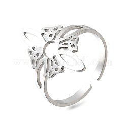 Регулируемые манжетные кольца из нержавеющей стали 304&nbsp;RJEW-S628-03P