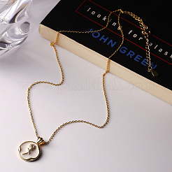 Женские кулоны с круглой розой из стерлингового серебра с белой эмалью&nbsp;FS-WG4AE28-02