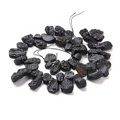 Fili di perline di tectite naturale&nbsp;G-K419-02B