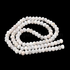 Бусины из натурального радужного лунного камня&nbsp;LS-G-RM250101-Q2