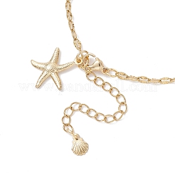 Браслеты из нержавеющей стали 304 с цепочками для женщин&nbsp;BJEW-JB12448-02