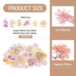 100 autocollant autocollant pour animaux de compagnie histoire des quatre saisons&nbsp;DIY-TA0003-69B