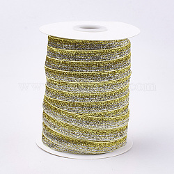 Glitter sparkle ribbon, Polyester- und Nylonband, Farbig, 3/8 Zoll (9.5~10 mm), etwa 50 yards / Rolle (45.72 m / Rolle)
