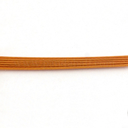Alambre de cola de tigre, Acero inoxidable recubierto de nylon 304, naranja oscuro, 21 calibre, 0.7mm, aproximadamente 2493.43 pie (760 m) / 1000g