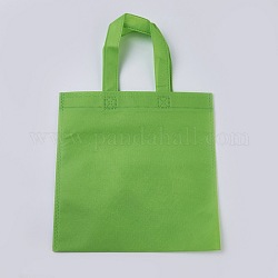 Umweltfreundliche wiederverwendbare Taschen, Einkaufstaschen aus nicht gewebtem Stoff, Kalk, 37x24.5 cm